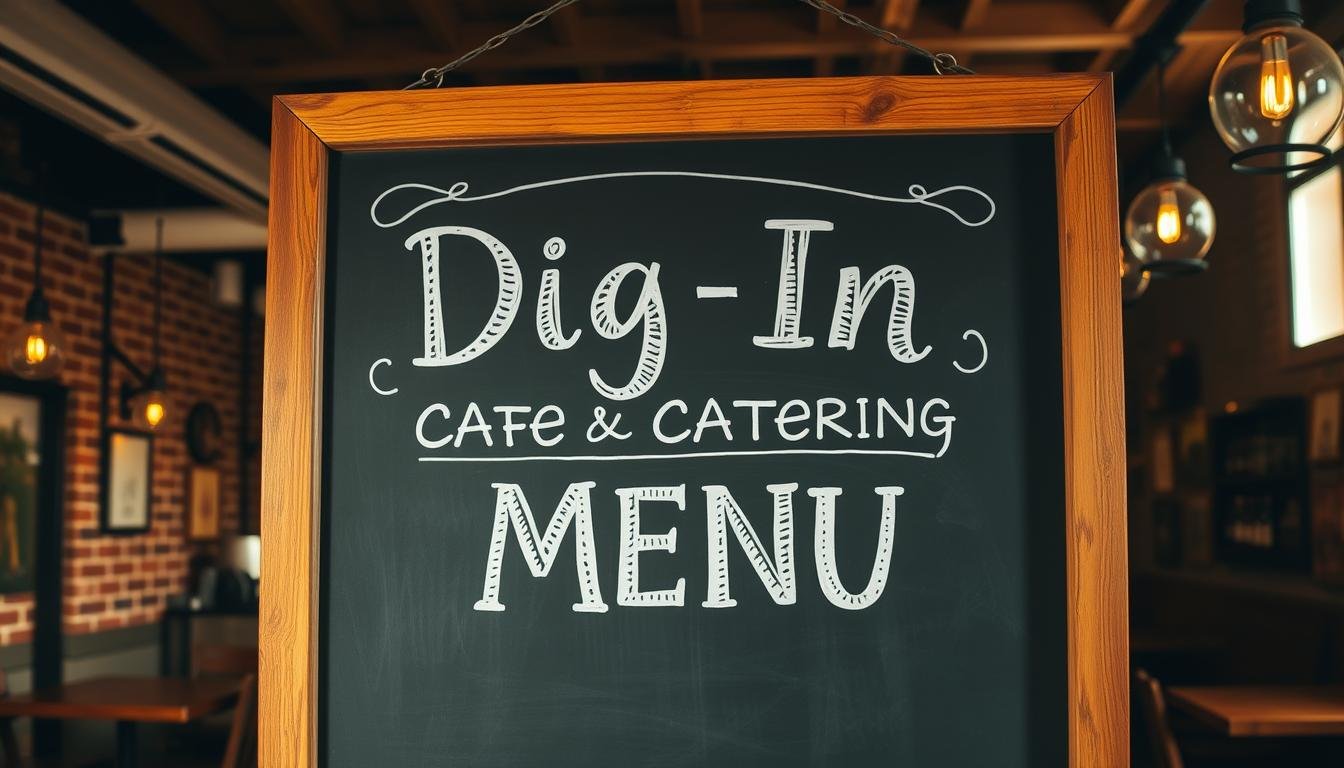 Dig In Cafe & Catering Menu