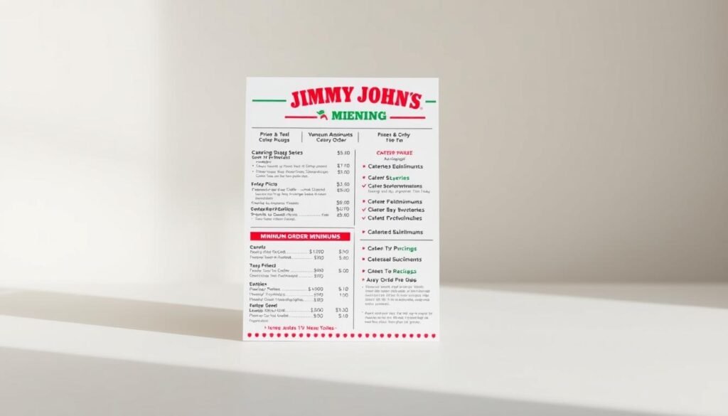 Jimmy John's Catering Order Pricing