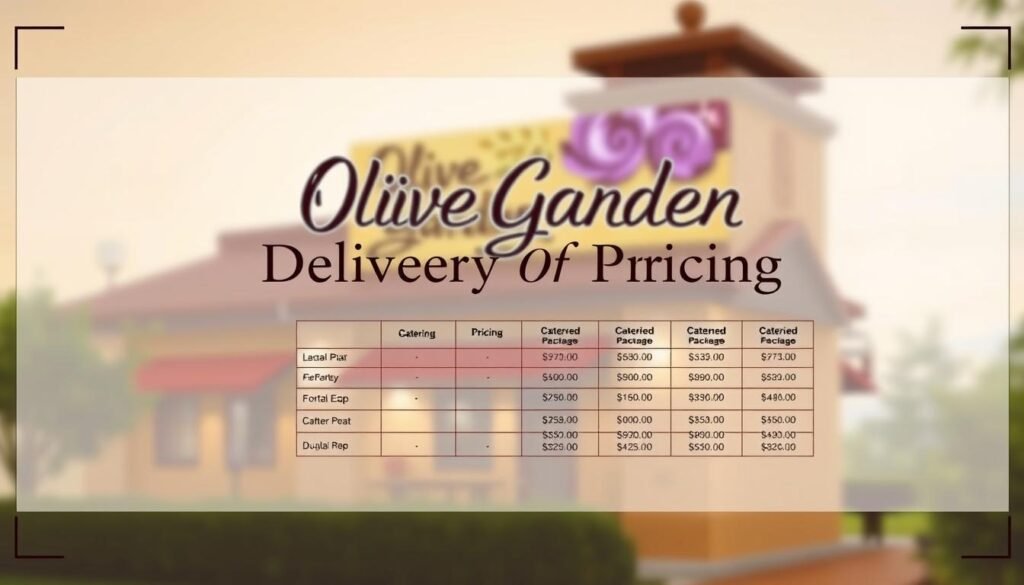 Olive Garden Catering Delivery Pricing