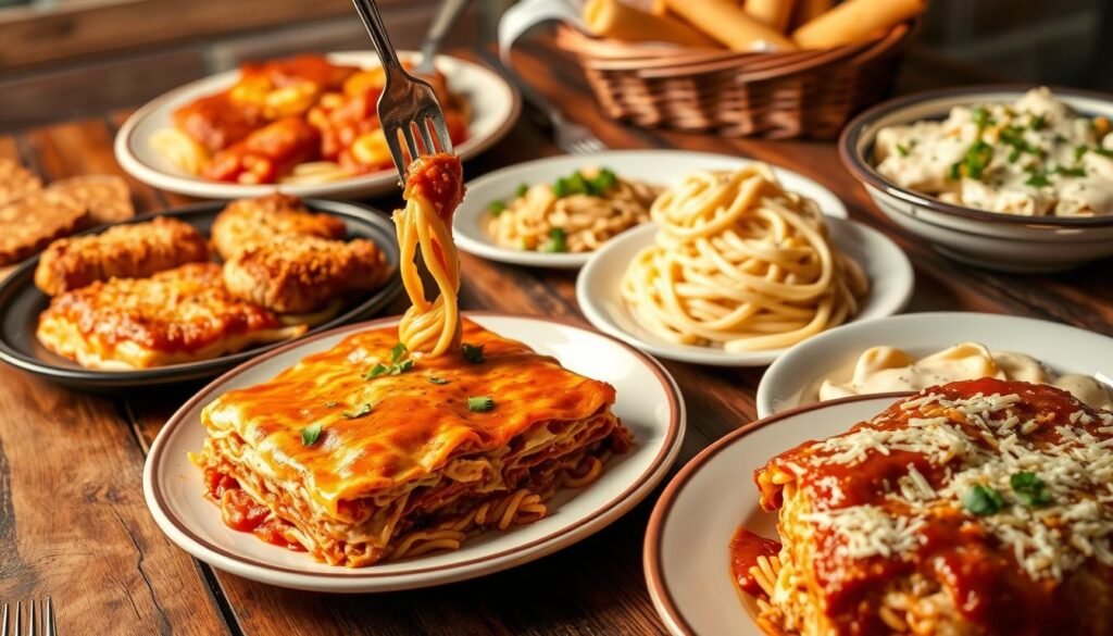 Olive Garden Family-Style Meal Portions